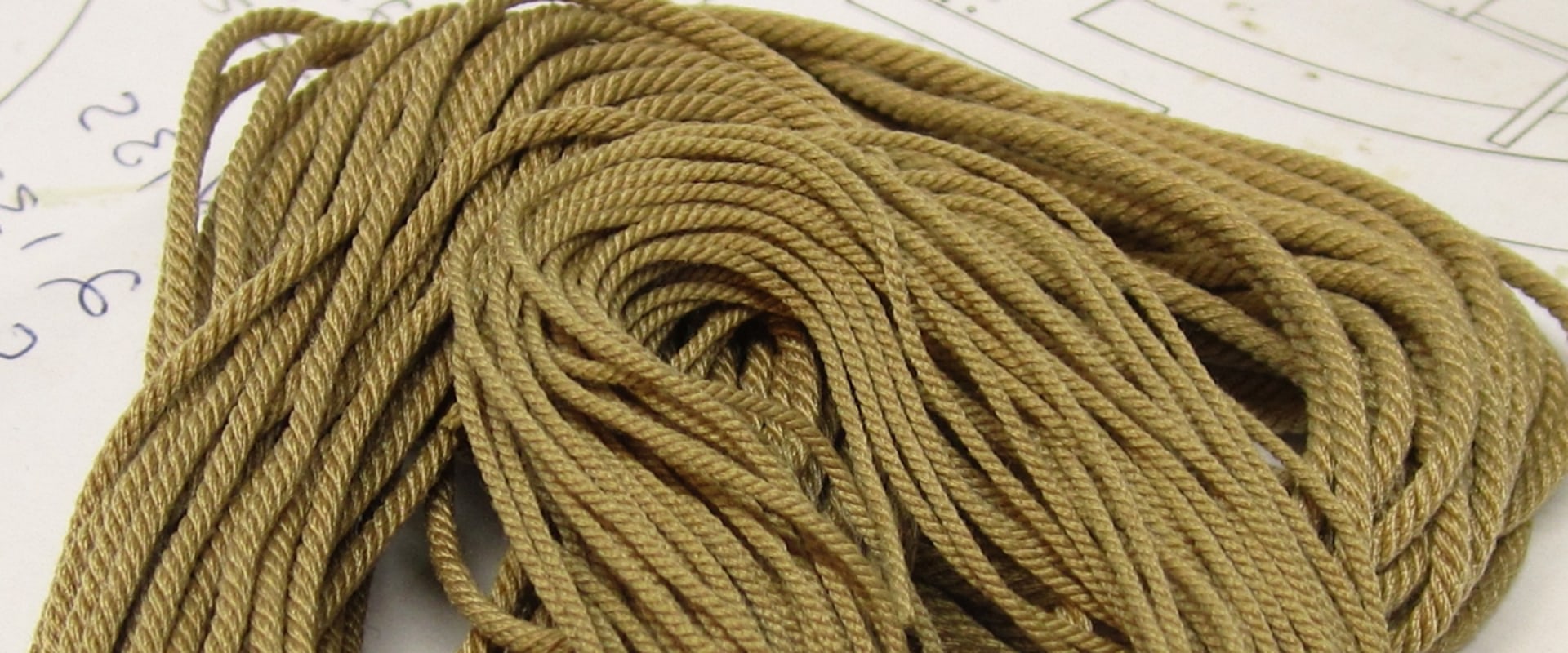 What is rigging rope made of?